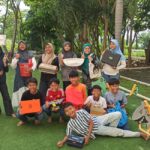 Siswa dengan tas kreatifnya